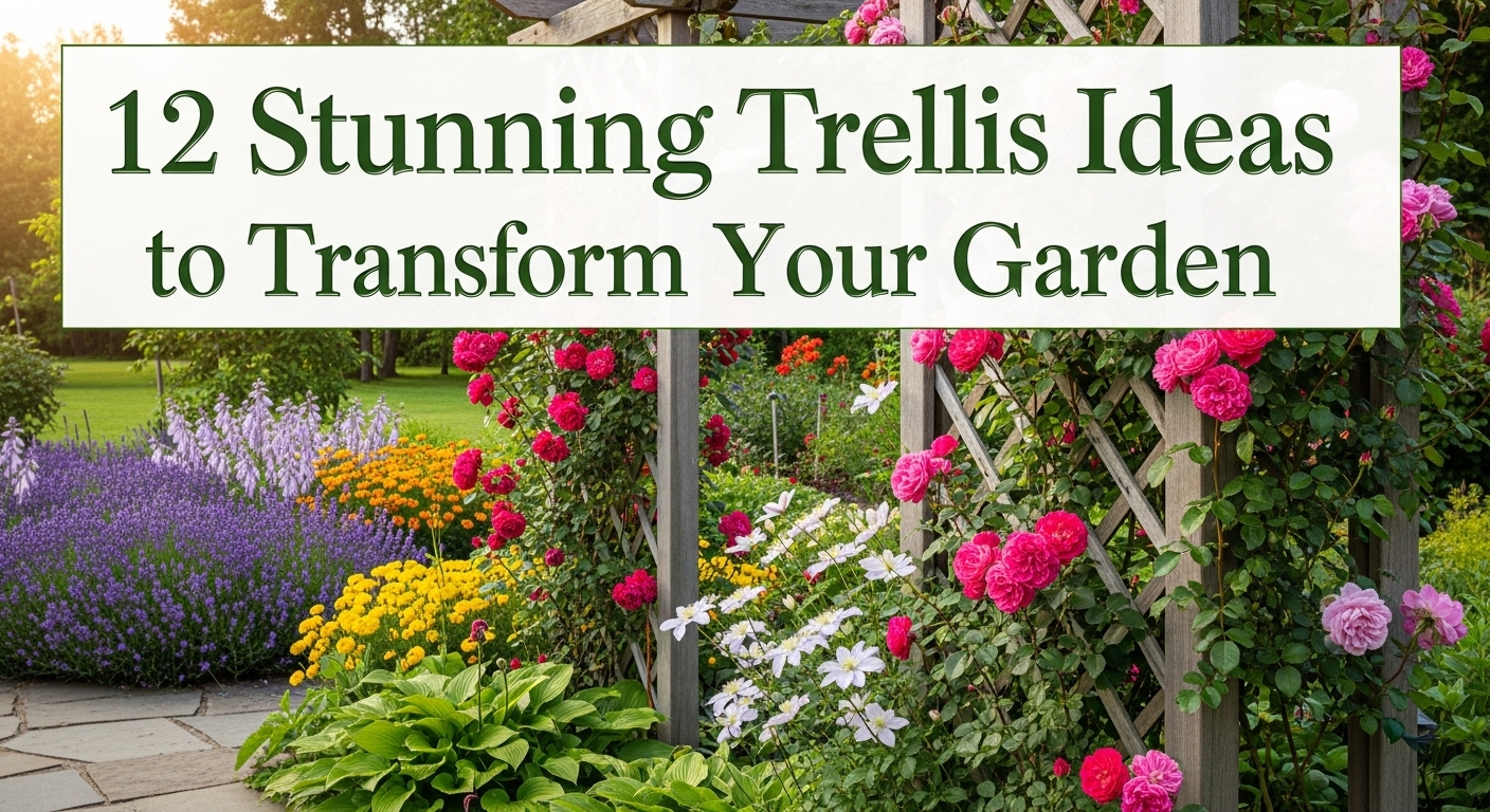 12 Stunning Trellis Ideas to Transform Your Garden